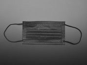 Standard Adult Disposable Masks - Black Surgical-Style - 50 pk