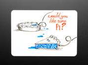 Flexible Magnetic Dry Erase Whiteboard -  21cm x 15cm