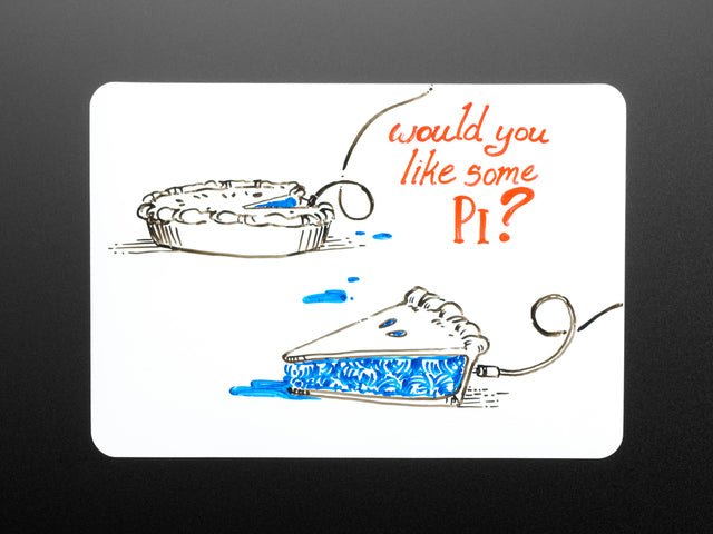 Flexible Magnetic Dry Erase Whiteboard -  21cm x 15cm