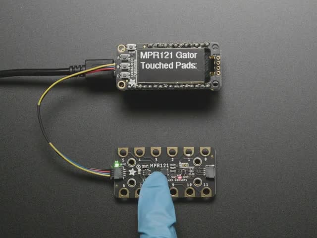 Adafruit MPR121 12-Key Capacitive Touch Sensor Gator Breakout