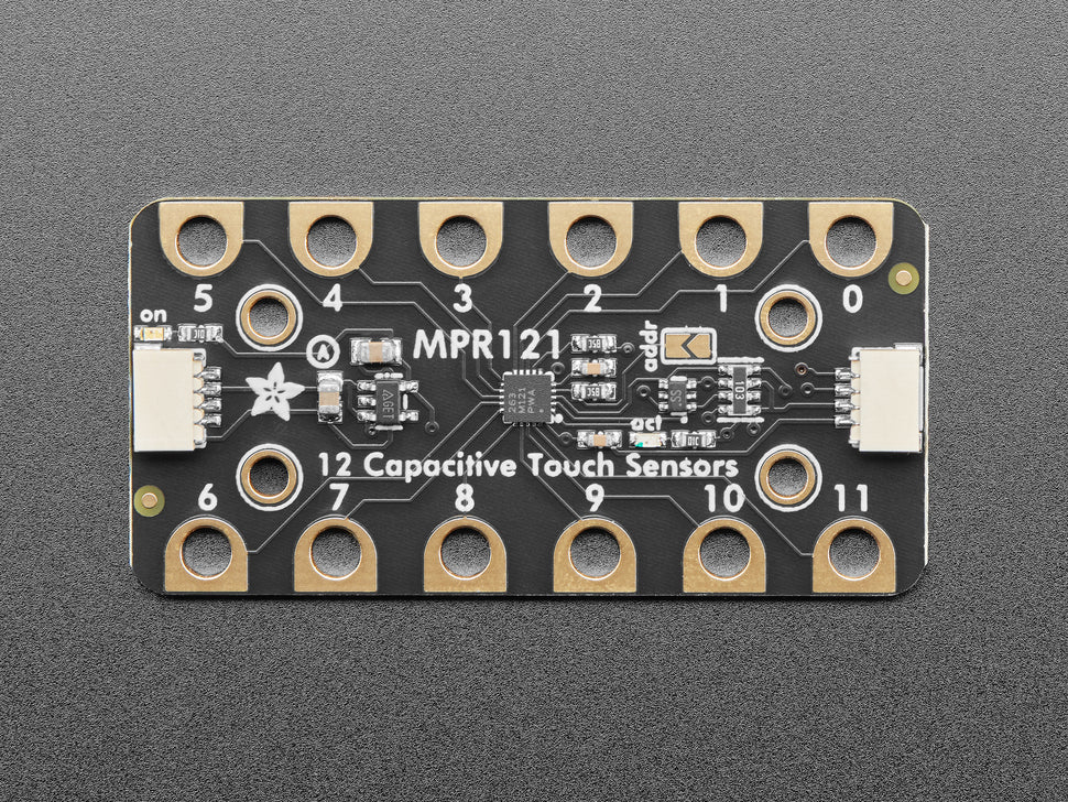Adafruit MPR121 12-Key Capacitive Touch Sensor Gator Breakout