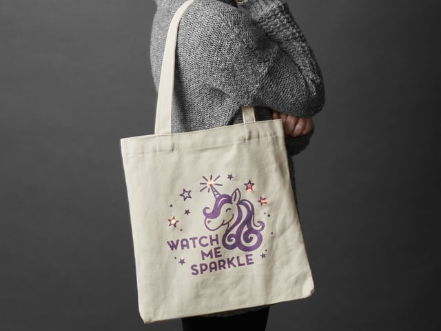 DIY "Watch Me Sparkle" Light-Up Tote Bag Kit
