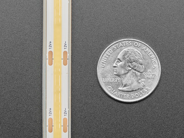 Ultra Flexible White LED Strip - 480 LEDs per meter - 5m long