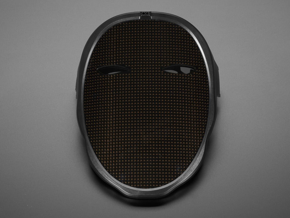 Face-Changing LED Matrix Mask from Lumen Couture