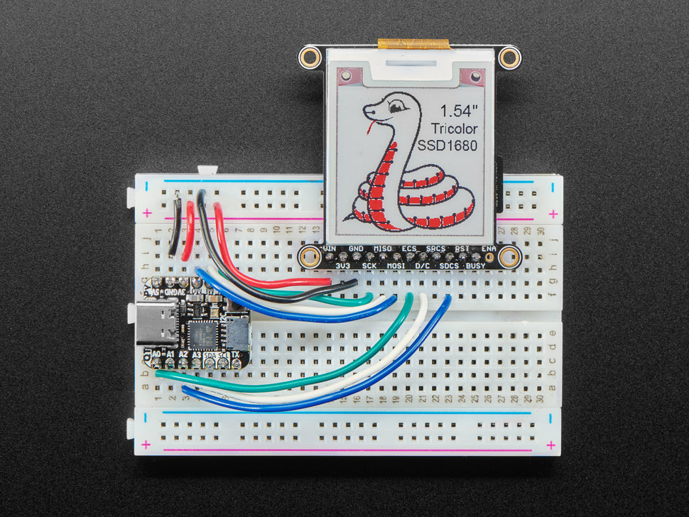 Adafruit 1.54" Tri-Color eInk / ePaper Display with SRAM