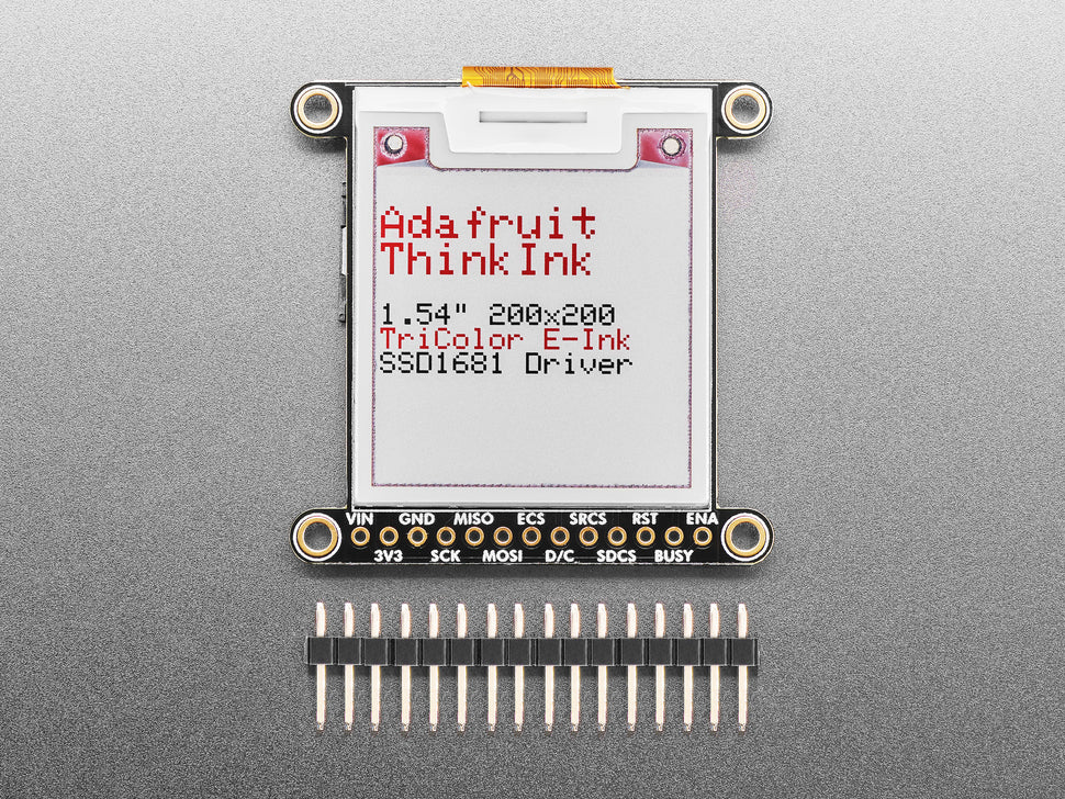 Adafruit 1.54" Tri-Color eInk / ePaper Display with SRAM