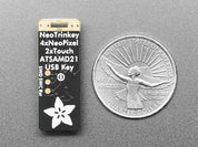 Adafruit Neo Trinkey - SAMD21 USB Key with 4 NeoPixels