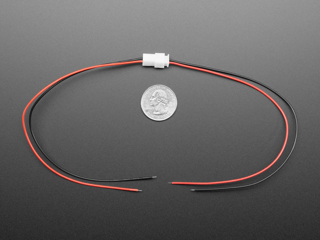 2.5mm Pitch 2-pin Cable Matching Pair - JST XH compatible