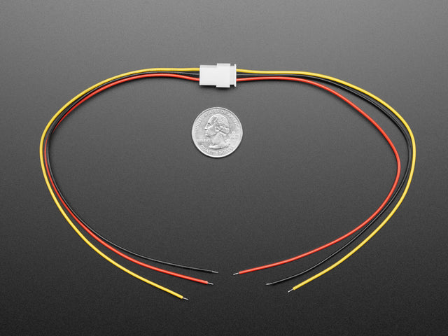 2.5mm Pitch 3-pin Cable Matching Pair - JST XH Compatible