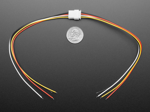 2.5mm Pitch 4-pin Cable Matching Pair - JST XH compatible