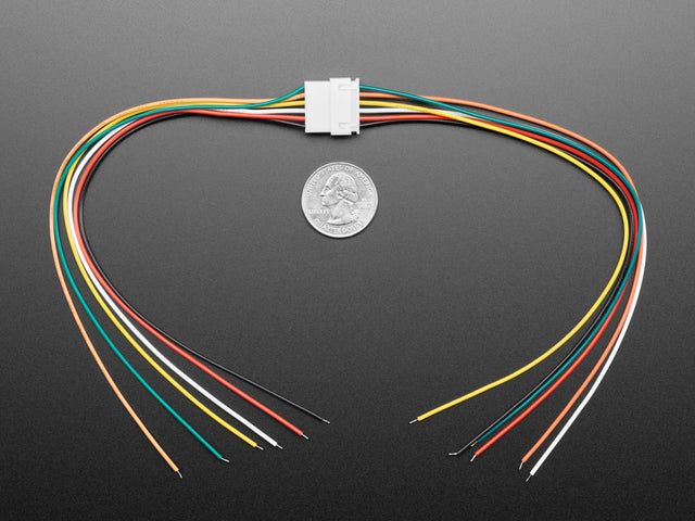 2.5mm Pitch 6-pin Cable Matching Pair - JST XH compatible