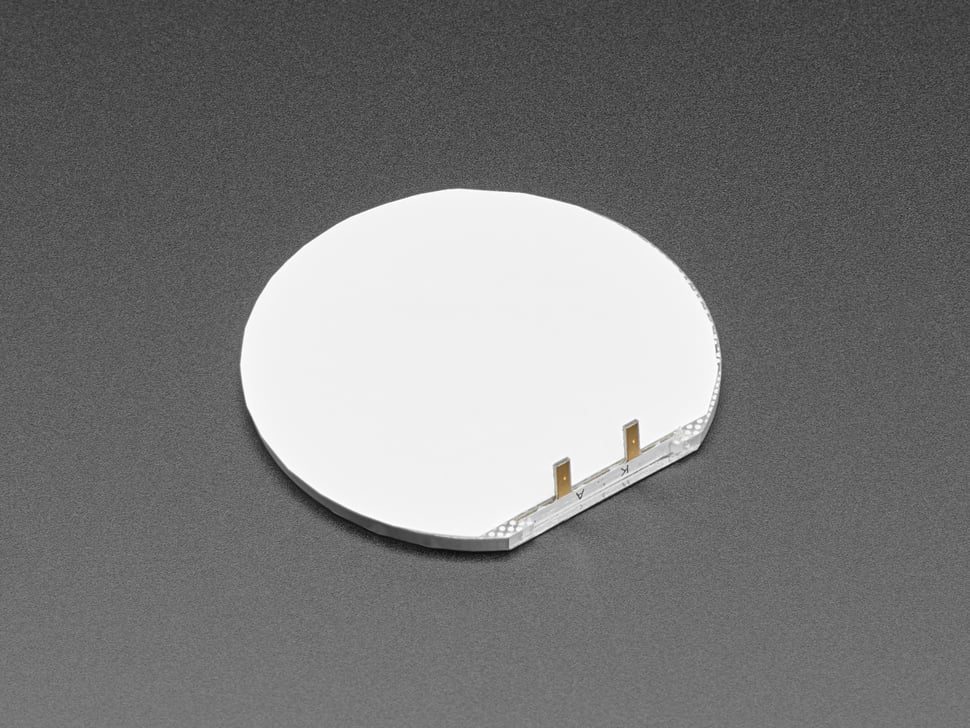 Round Semi-Circle Backlight LED - 50mm Diameter