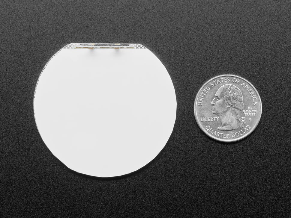 Round Semi-Circle Backlight LED - 50mm Diameter