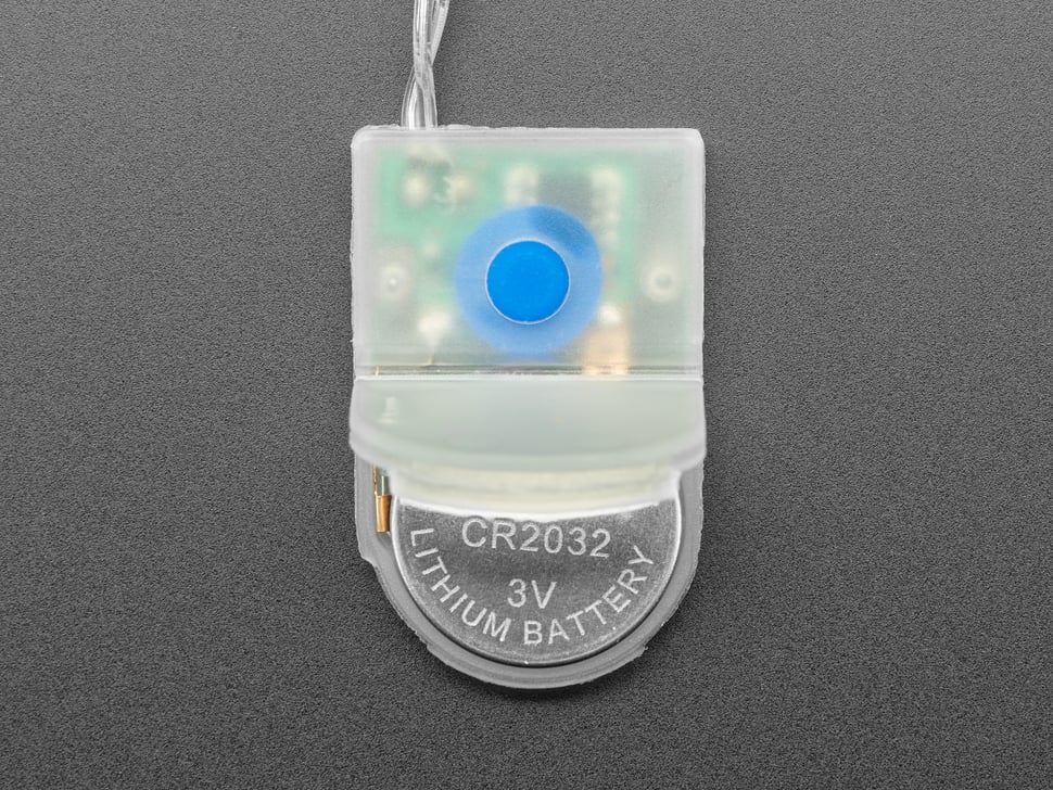 Single CR2032 Battery Holder with Three Flashing Modes