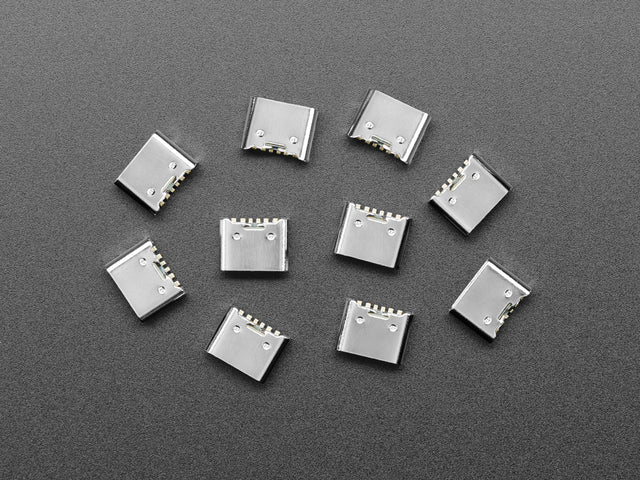 USB C SMT / THM Jack Connector - Power Only - Pack of 10