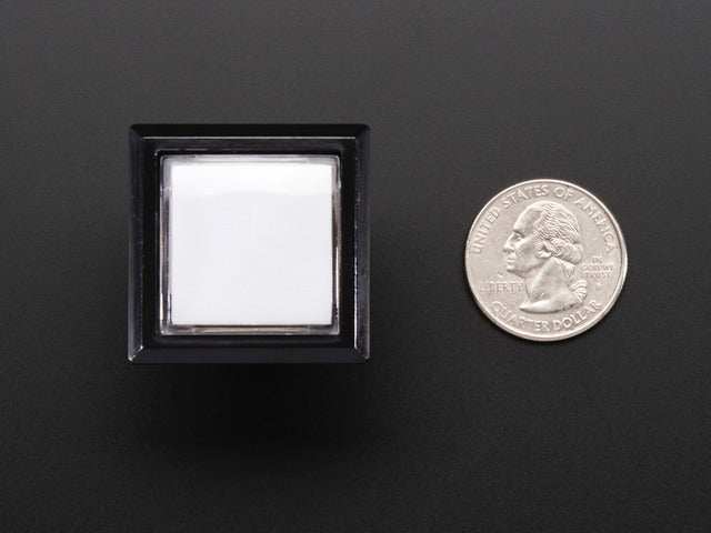 LED Illuminated Pushbutton - 30mm Square