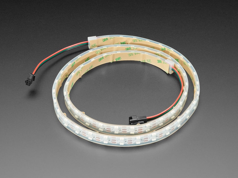 Dual Edge Side-Light NeoPixel LED Strip with 120 LEDs per meter