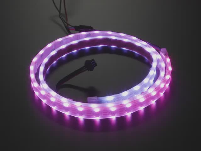 Dual Edge Side-Light NeoPixel LED Strip with 120 LEDs per meter