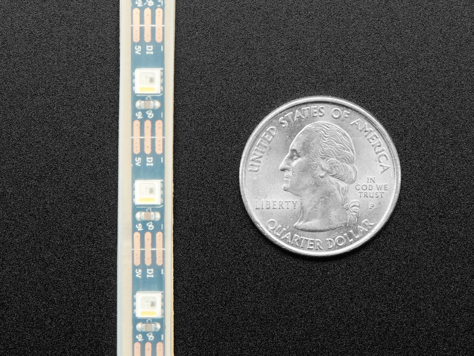 Adafruit Mini Skinny NeoPixel LED Strip - Warm White 3000K