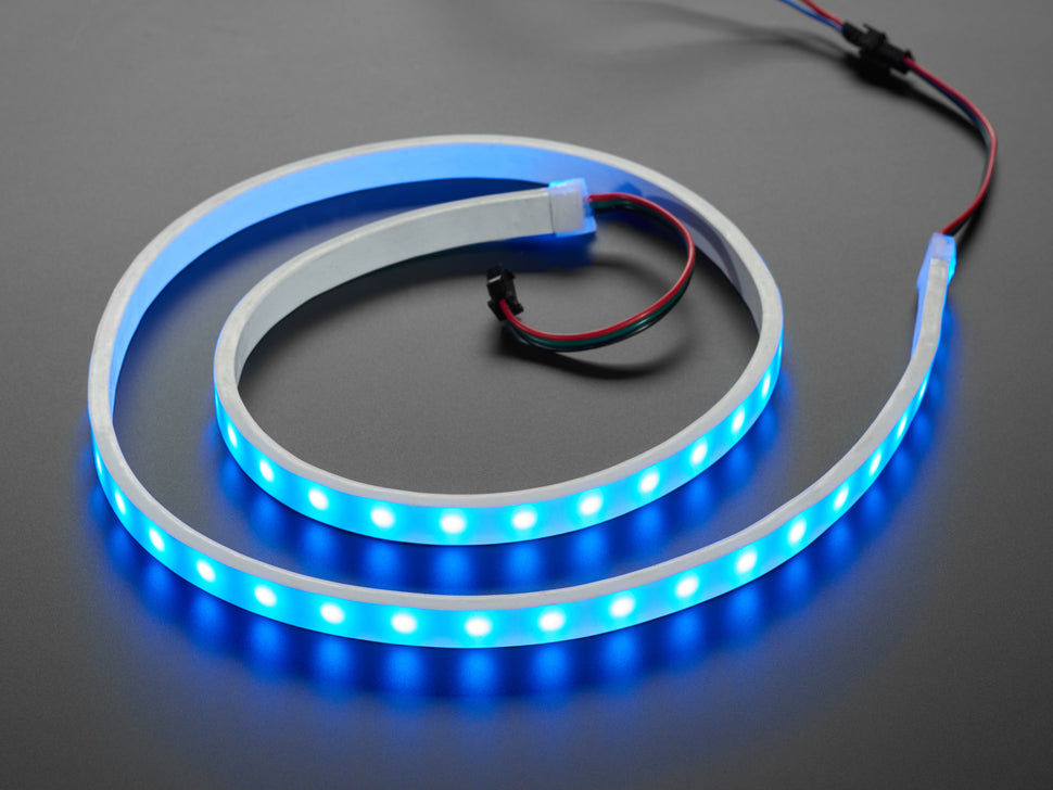 Silicone Sheath NeoPixel LED Strip - 60 LEDs/m