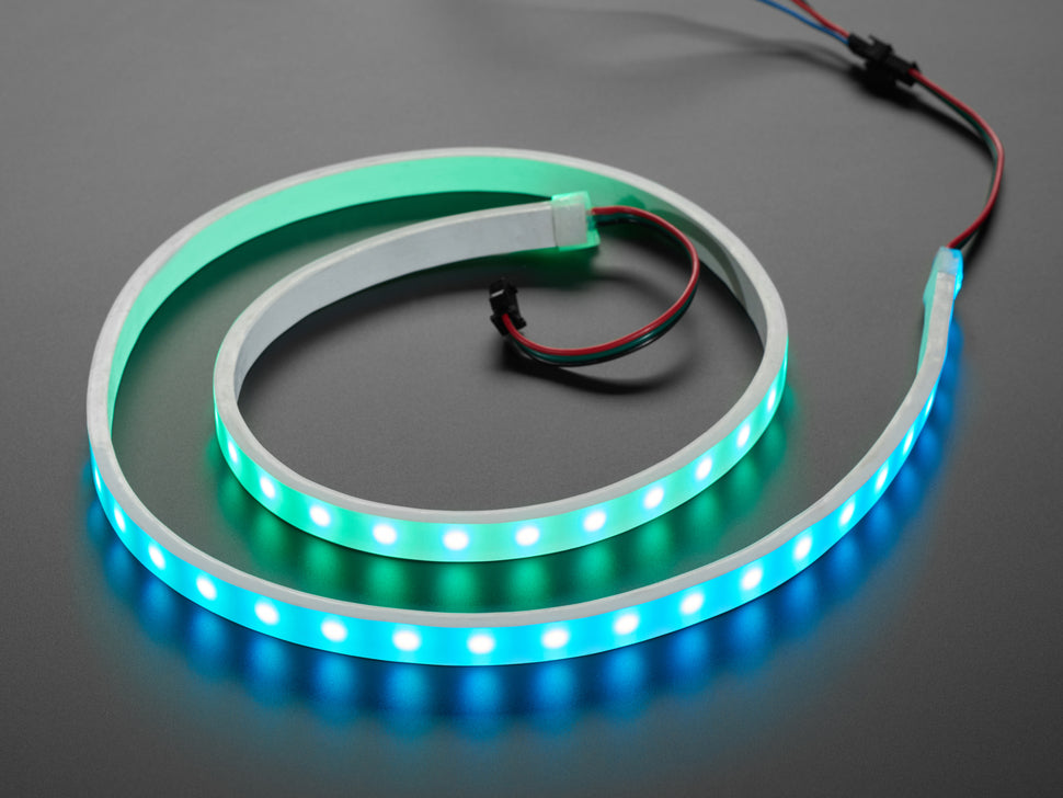 Silicone Sheath NeoPixel LED Strip - 60 LEDs/m