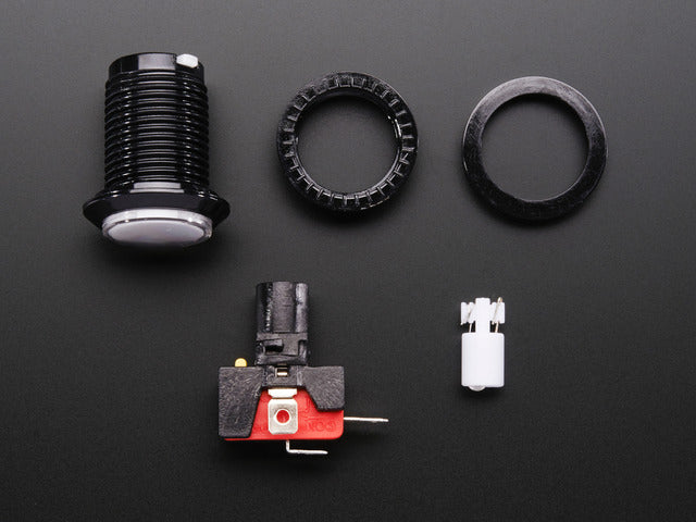 LED Illuminated Pushbutton - 30mm Round