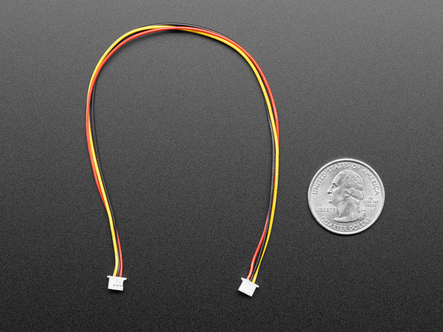 1.25mm Pitch 3-pin Cable 20cm long 1:1 Cable