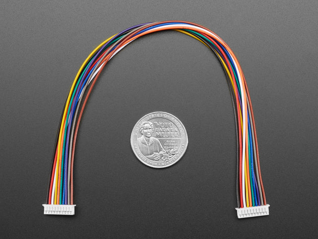 1.25mm Pitch 10-pin Cable 20cm long 1:1 Cable