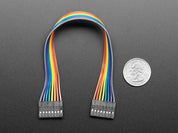 2.54mm 0.1" Pitch 8-pin Jumper Cable - 20cm long