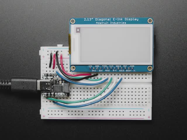 Adafruit 2.13" 250x122 Tri-Color eInk / ePaper Display with SRAM