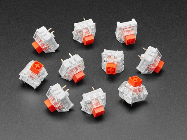 Kailh Mechanical Key Switches - Linear Red - 10 pack
