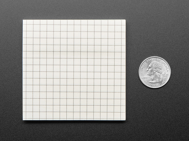 Gridded Sticky Notepad - 80 Sheets - 3" / 75mm Square