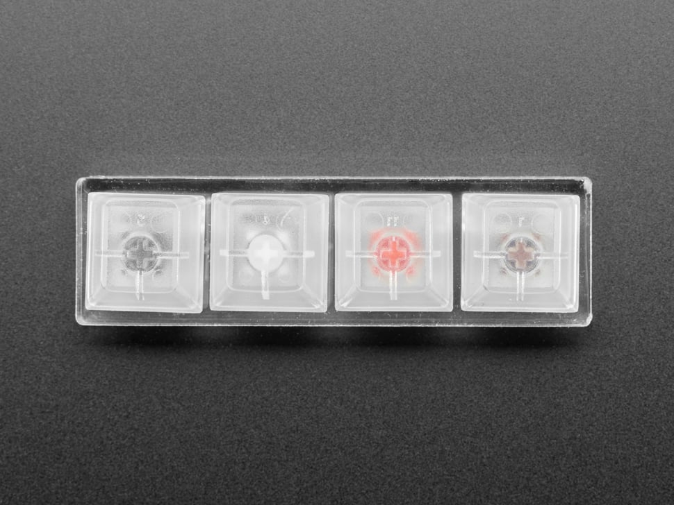 Kailh Mechanical Four Key Tester: White Black Red Brown Switches