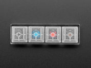 Cherry MX Mechanical 4-Key Tester: Blue Black Red Brown Switches