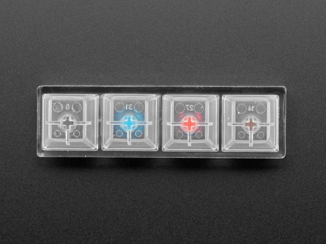 Cherry MX Mechanical 4-Key Tester: Blue Black Red Brown Switches