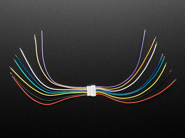 1.25mm Pitch 8-pin Cable Matching Pair - 10 cm long
