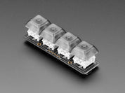 NeoKey 1x4 QT I2C - Four Mechanical Key Switches with NeoPixels