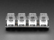 NeoKey 1x4 QT I2C - Four Mechanical Key Switches with NeoPixels