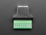 RJ-45 Terminal Block to Ethernet Socket Adapter