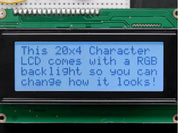 RGB backlight positive LCD 20x4 + extras