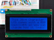RGB backlight positive LCD 20x4 + extras