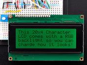 RGB backlight positive LCD 20x4 + extras
