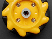 Left & Right Mecanum Wheel Pair - 48mm Diameter