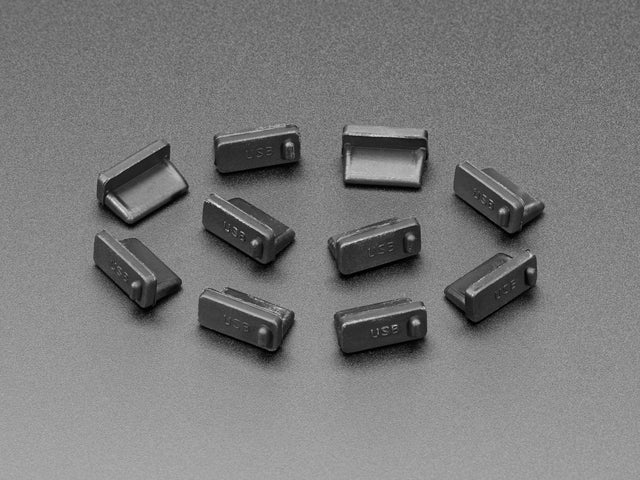 Silicone USB A Dust Cover Inserts - 10 Pack