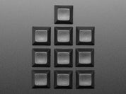 Black DSA Keycaps for MX Compatible Switches - 10 pack