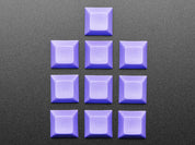 Purple DSA Keycaps for MX Compatible Switches - 10 pack