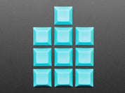 Light Blue DSA Keycaps for MX Compatible Switches - 10 pack