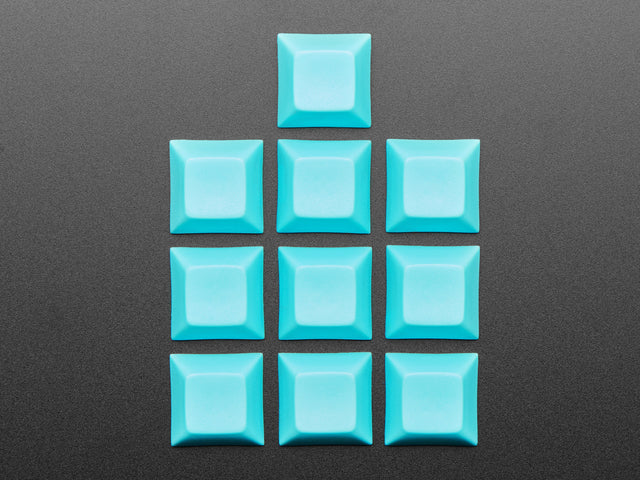 Light Blue DSA Keycaps for MX Compatible Switches - 10 pack