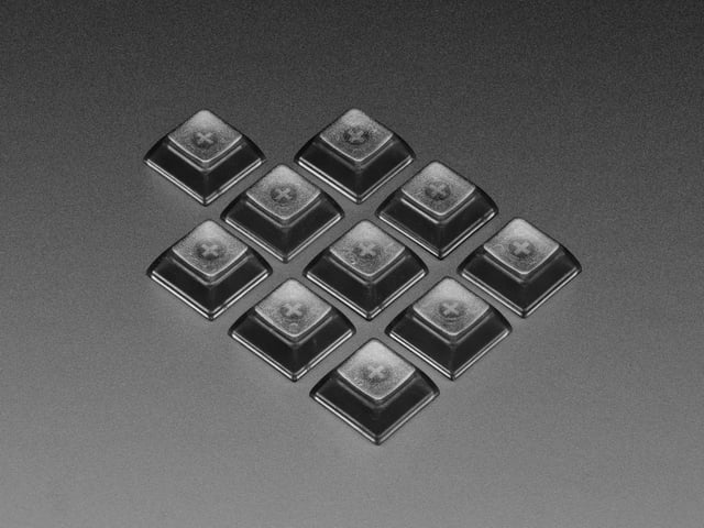 Translucent Smoke DSA Keycaps for MX Compatible Switches