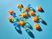 Orange DSA Keycaps for MX Compatible Switches - 10 pack